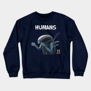 Funny Xenomorph Guy Crewneck Sweatshirt